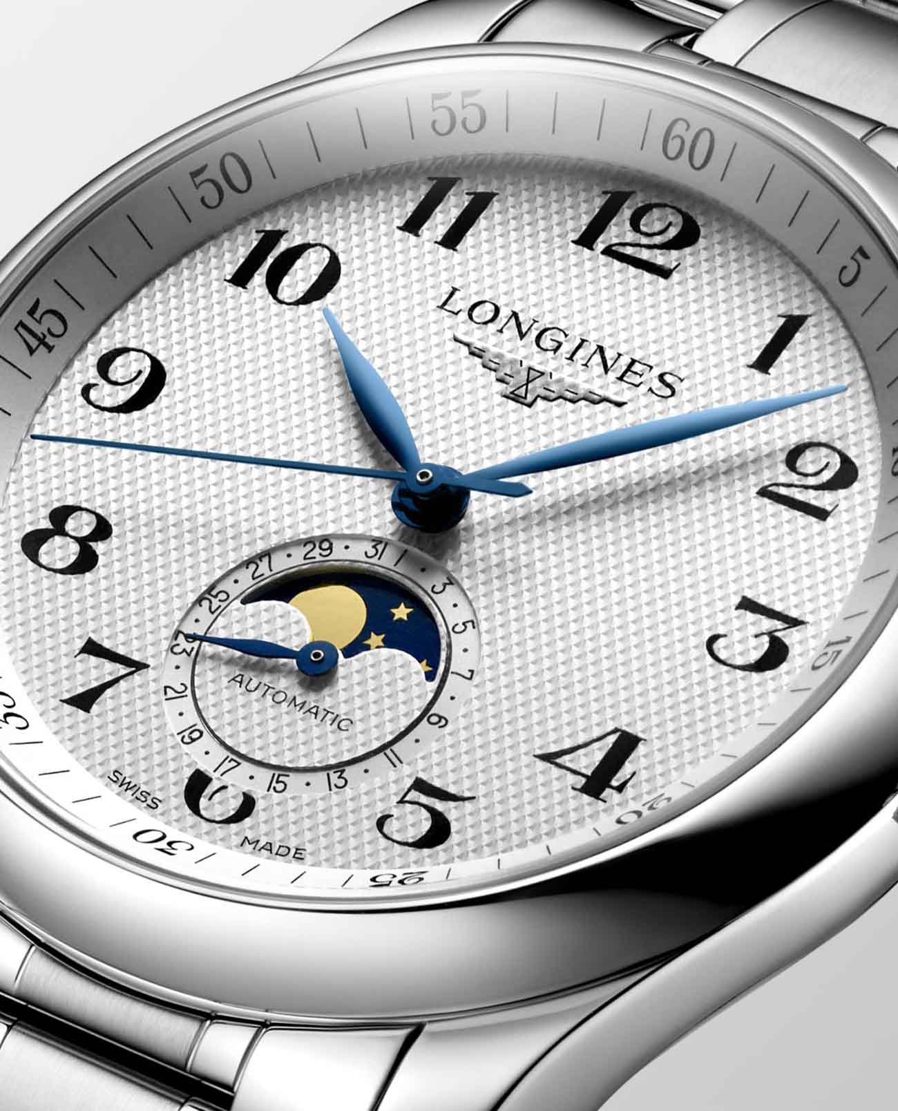 Longines Longines Master Collection L2.909.4.78.6, master collection швейцария мужские часы на браслете нержавеющая сталь боковой вид